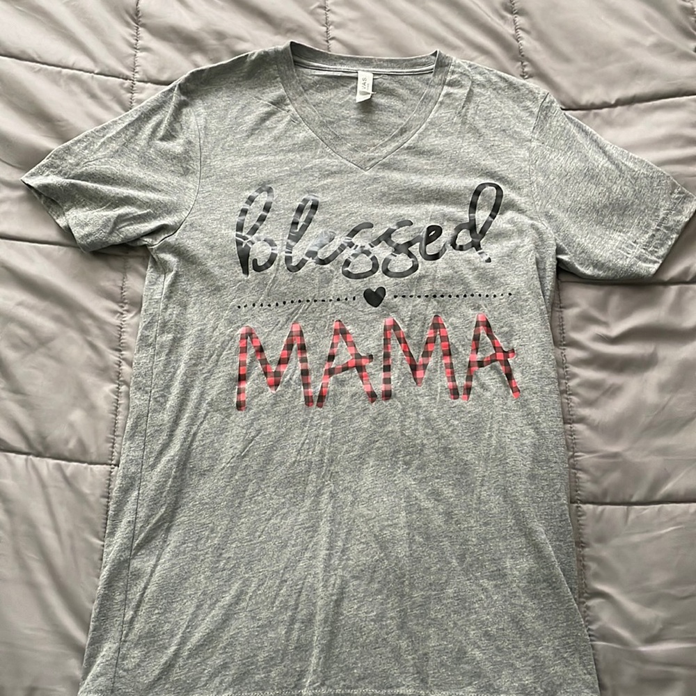 Bella Canvas Blessed Mama T-shirt